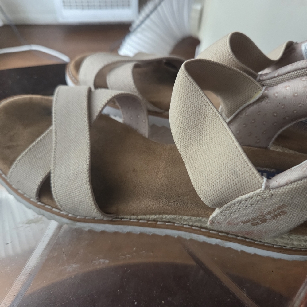 BOBS from Skechers Cream Sandals